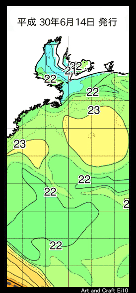 伊勢湾内水温やや低目・・・ 伊勢湾内水温やや低目・・・